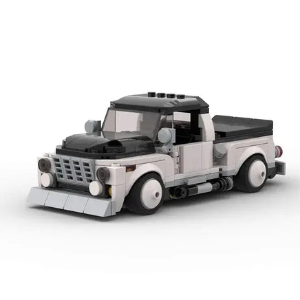 Hoonitrucked Cars Blocks Bricks Toys White No Box