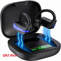 Bluetooth 5.0 Wireless Earphones Q62 Blue