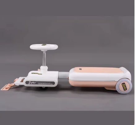 Kids Clean Car Portable Go-Kart Pink 80*29*29cm