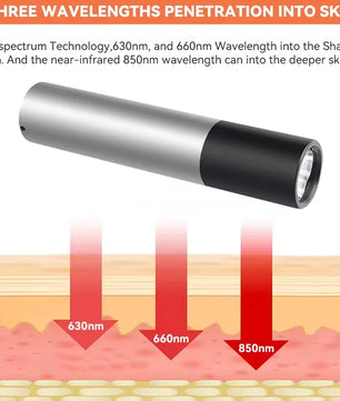 Red Light Therapy Lamp - Scar Removal & Skin Care Flashlight - Lusy Store LLC 