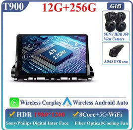 Car Radio Screen 12-256G 360 2K