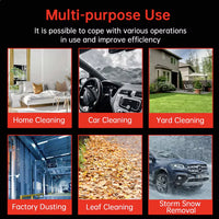 1000W Handheld Turbo Fan Air Blower, Stepless Speed, 500g Thrust, Compatible with Makita Battery - Lusy Store LLC 