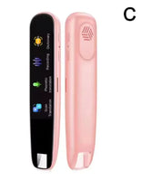 SmartScan AI Translator Pen: Portable Voice and Text Scanner Pink 173*31.5*14.8mm 6.81*1.24*5.83 inches