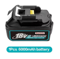 Original Li-Ion Battery – 18V, Available in 6.0Ah, 8.0Ah, 12.0Ah DC18RC Charger 1Pcs 6Ah battery