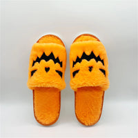 Halloween Warm Home Slippers Orange