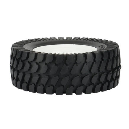 Lusy Store LLC 1.55 Metal Beadlock Wheel Rim Tire Set for 1/10 RC Crawler Car Toys