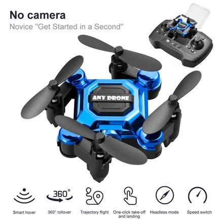 Mini Drone 4K HD Camera Blue no camera