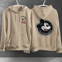 Mickey Mouse Hoodie Vintage White Khaki Hoodie Long Sleeve Hooded Pullover Personality Streetwear Khaki 1