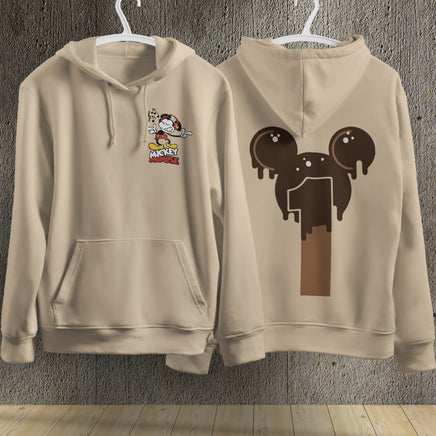 Mickey Mouse Hoodie Vintage White Khaki Hoodie Long Sleeve Hooded Pullover Personality Streetwear Khaki 2