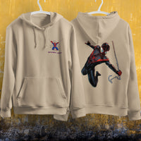 Spider Man Hoodie Casual Clothes Black White Khaki Hoodie Long Sleeve Hooded Pullover Personality Streetwear Khaki 4