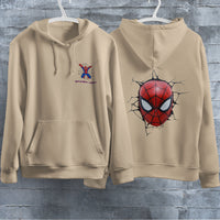 Spider Man Hoodie Casual Clothes Black White Khaki Hoodie Long Sleeve Hooded Pullover Personality Streetwear Khaki 5