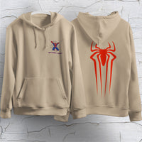 Spider Man Hoodie Casual Clothes Black White Khaki Hoodie Long Sleeve Hooded Pullover Personality Streetwear Khaki 1