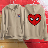 Spider Man Hoodie Casual Clothes Black White Khaki Hoodie Long Sleeve Hooded Pullover Personality Streetwear Khaki 2