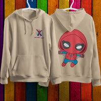 Spider Man Hoodie Casual Clothes Black White Khaki Hoodie Long Sleeve Hooded Pullover Personality Streetwear Khaki 4