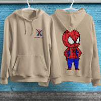 Spider Man Hoodie Casual Clothes Black White Khaki Hoodie Long Sleeve Hooded Pullover Personality Streetwear Khaki 5