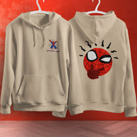 Spider Man Hoodie Casual Clothes Black White Khaki Hoodie Long Sleeve Hooded Pullover Personality Streetwear Khaki 3