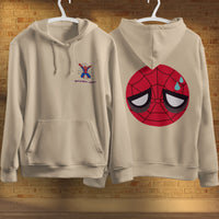 Spider Man Hoodie Casual Clothes Black White Khaki Hoodie Long Sleeve Hooded Pullover Personality Streetwear Khaki 4
