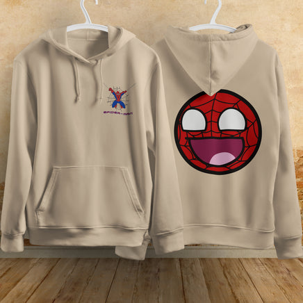 Spider Man Hoodie Casual Clothes Black White Khaki Hoodie Long Sleeve Hooded Pullover Personality Streetwear Khaki 5