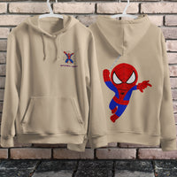 Spider Man Hoodie Casual Clothes Black White Khaki Hoodie Long Sleeve Hooded Pullover Personality Streetwear Khaki 5