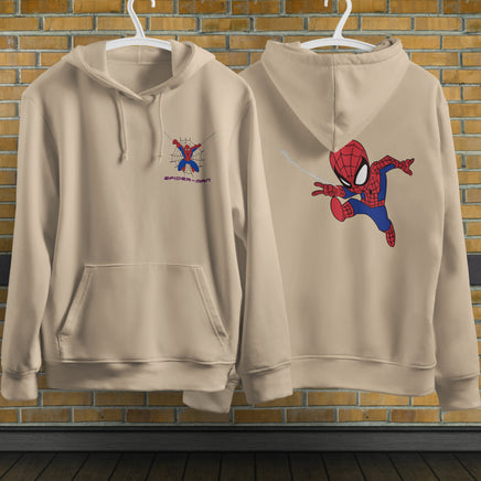 Spider Man Hoodie Casual Clothes Black White Khaki Hoodie Long Sleeve Hooded Pullover Personality Streetwear Khaki 5