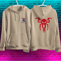 Spider Man Hoodie Casual Clothes Black White Khaki Hoodie Long Sleeve Hooded Pullover Personality Streetwear Khaki 1