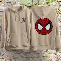 Spider Man Hoodie Casual Clothes Black White Khaki Hoodie Long Sleeve Hooded Pullover Personality Streetwear Khaki 2