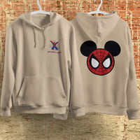Spider Man Hoodie Casual Clothes Black White Khaki Hoodie Long Sleeve Hooded Pullover Personality Streetwear Khaki 2