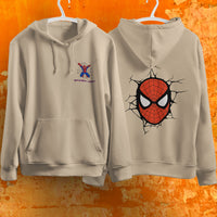 Spider Man Hoodie Casual Clothes Black White Khaki Hoodie Long Sleeve Hooded Pullover Personality Streetwear Khaki 4