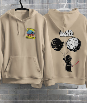 Lusy Store Star Wars Hoodie Vintage White Khaki Hoodie For Mens Womens Hooded Pullover Personality Streetwear Hoodies & Sweatshirts
