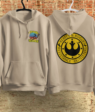 Lusy Store Star Wars Hoodie Vintage White Khaki Hoodie For Mens Womens Hooded Pullover Personality Streetwear Hoodies & Sweatshirts