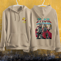 Lusy Store Thor Hoodie Casual Clothes Black White Khaki Hoodie Long Sleeve Hooded Pullover Personality Streetwear Hoodies &amp; Sweatshirts