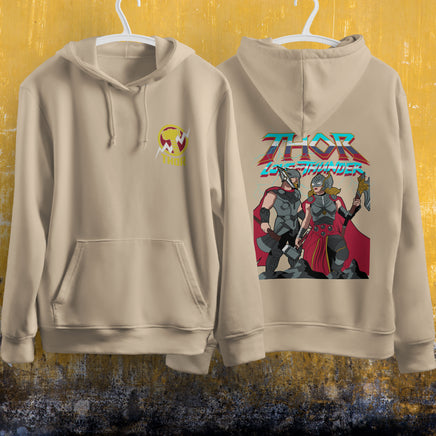 Lusy Store Thor Hoodie Casual Clothes Black White Khaki Hoodie Long Sleeve Hooded Pullover Personality Streetwear Hoodies &amp; Sweatshirts