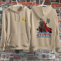 Lusy Store Thor Hoodie Casual Clothes Black White Khaki Hoodie Long Sleeve Hooded Pullover Personality Streetwear Hoodies &amp; Sweatshirts