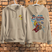 Lusy Store Thor Hoodie Casual Clothes Black White Khaki Hoodie Long Sleeve Hooded Pullover Personality Streetwear Hoodies &amp; Sweatshirts