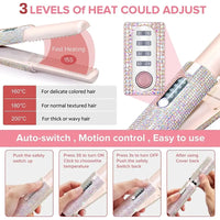 2-IN-1 Electric Hair Straightener And Curler - Lusy Store LLC 