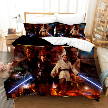 Epic Star Wars Bedding Set: Clone Trooper, Darth Vader & Obi-Wan Kenobi 10