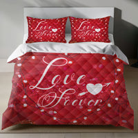 Love Fever Romantic Linen Bedding Set 4pcs - Quilt Sets