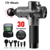 Portable Facial Muscle Massage Gun Carbon No Charging Cable