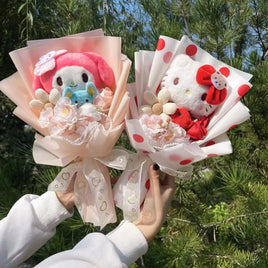 My Melody Kuromi Cinnamoroll Bouquet Plush Doll for Valentine’s Day at Lusy Store