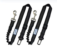 Lusy Store LLC 2 Pack Adjustable Car Dog Harness Pets