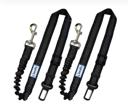 Lusy Store LLC 2 Pack Adjustable Car Dog Harness Pets