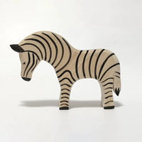Lusy Store LLC Wooden Animal Figures Handcrafted Elephant Lion Giraffe Toys Toys