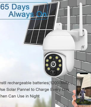 4G Solar Surveillance Camera Waterproof - Lusy Store LLC 
