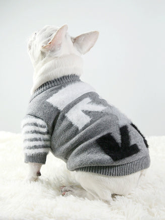 Dog Clothes Winter Thickened Velvet Padded Sweater Cat Bull Teddy Corgi Shiba Inu Bichon Big Brother