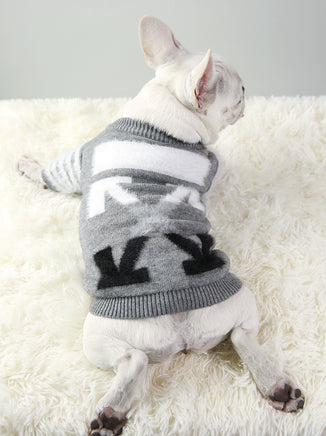 Dog Clothes Winter Thickened Velvet Padded Sweater Cat Bull Teddy Corgi Shiba Inu Bichon Big Brother