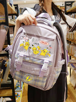 Pokemon Pikachu Men's and Women's Pokemon Schoolbag