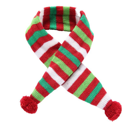 Christmas Pet Clothes Red Nose Deer Sweater Small Medium and Large Dog Clothes Red and Green Scarf