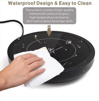 Versatile 110V/220V Electric Coffee Mug Warmer - Keep Your Drinks Hot with Our Stylish Heating Pad Coaster! Perfect for Tea, Milk, and More! - Lusy Store LLC 