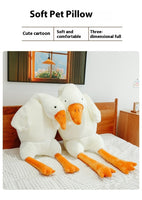 Oversized 190cm Cute Big White Geese Plush Pillow Toy at Lusy Store