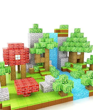 Lusy Store LLC DIY Magnetic Building Blocks Set for Kids, Ages 3+ Toys